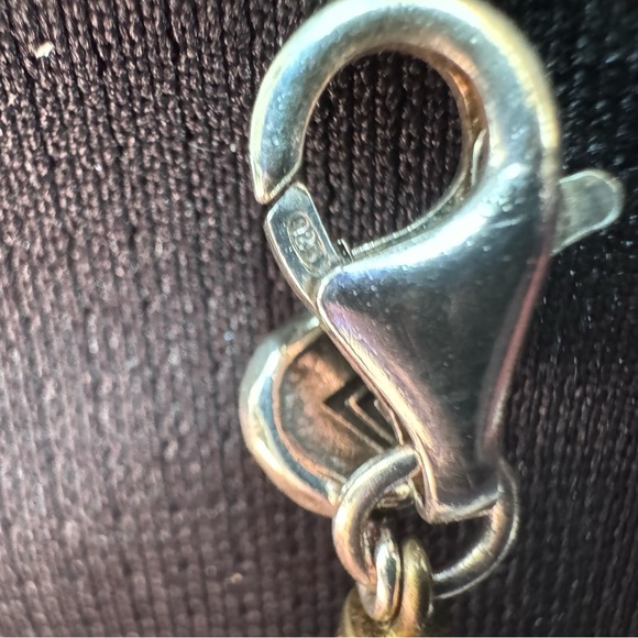 Silpada 925 Sterling Silver Brass Leather Treasured Trinkets Necklace N3237 - Picture 2 of 6